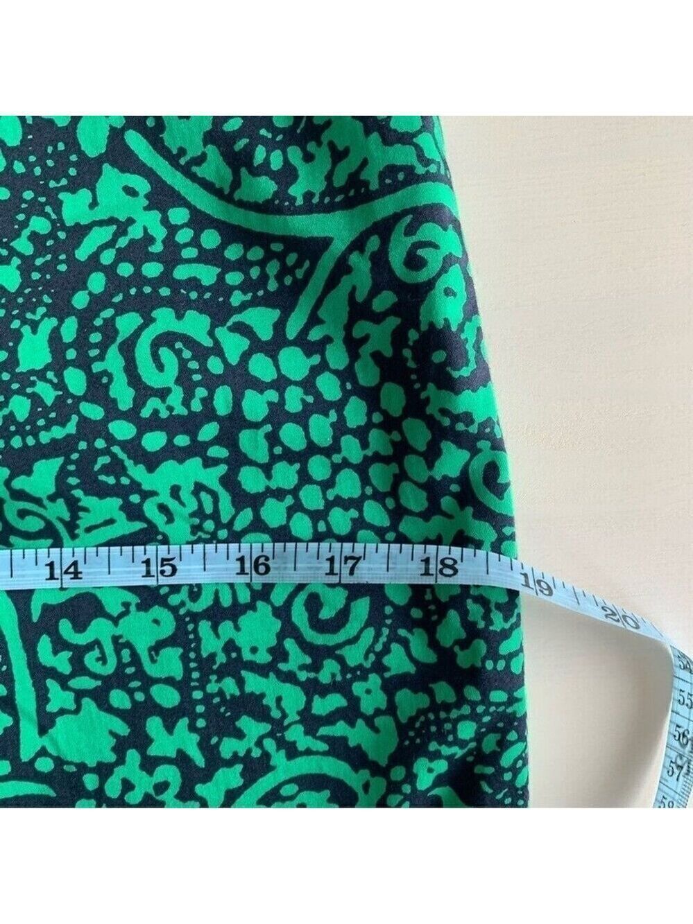 Ann Taylor Factory Green Patterned Mini Pencil Skirt Size 4 - Picture 10 of 11